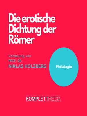 cover image of Die erotische Dichtung der Römer